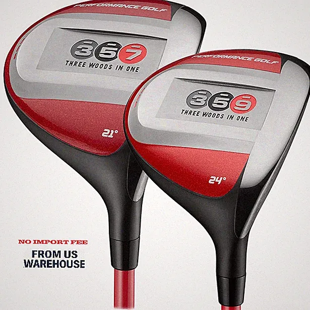 Performance Golf 357 + 359 Fairway Hybrid Bundle Regular Flex Right Handed