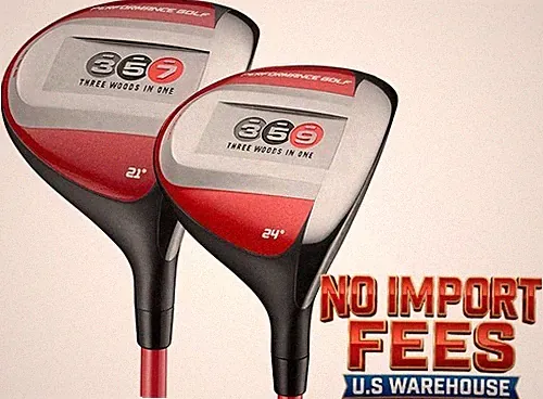 Performance Golf 357 + 359 Fairway Hybrid Bundle Senior Flex Right Handed