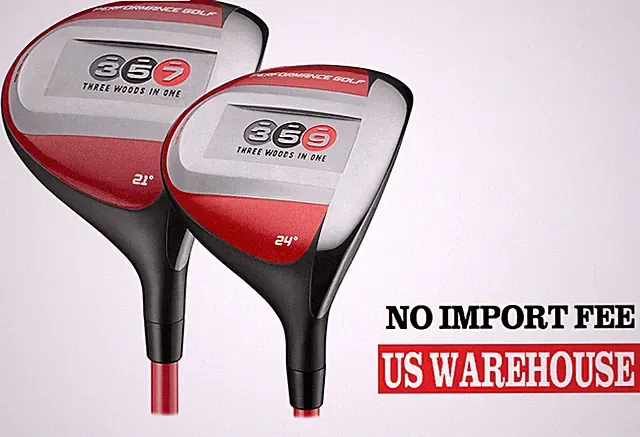 Performance Golf 357 + 359 Fairway Hybrid Bundle Soft Flex Right Handed