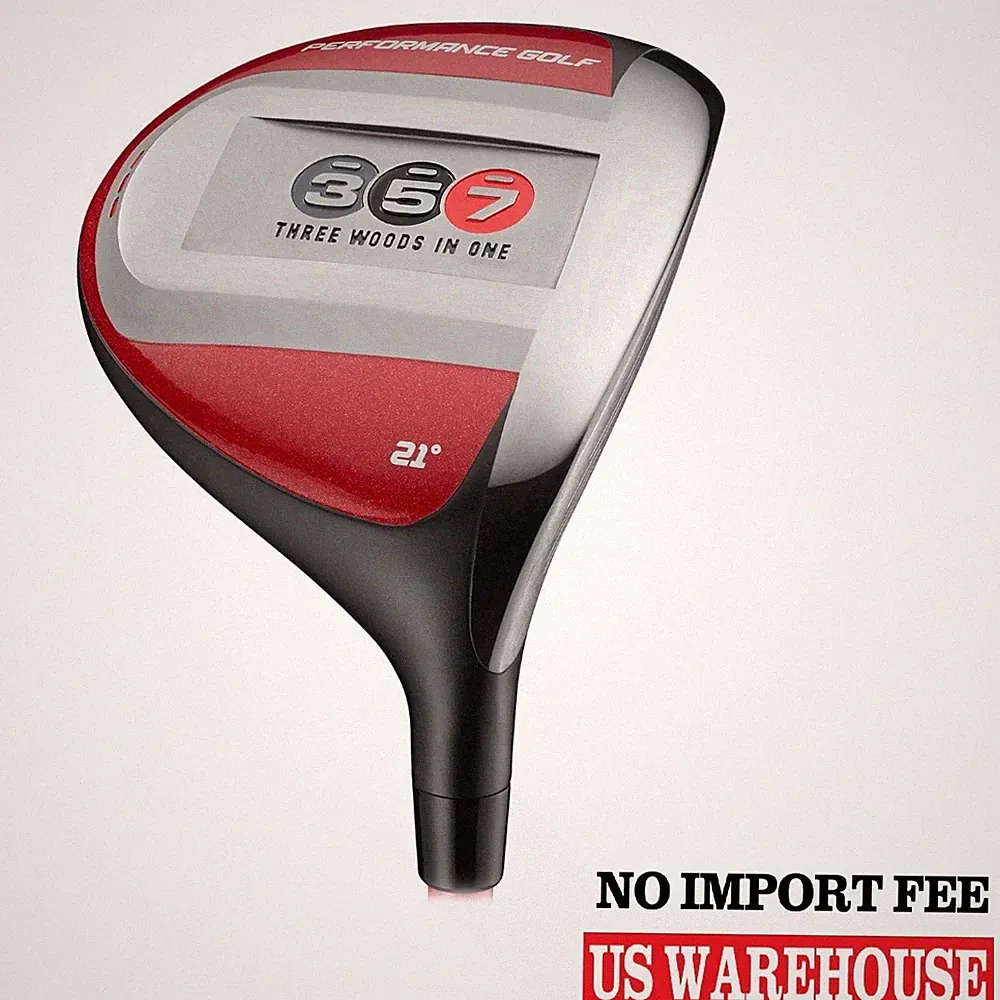 Performance Golf 357 Super 7-Wood Fairway Hybrid Golf Club 21° Loft Senior