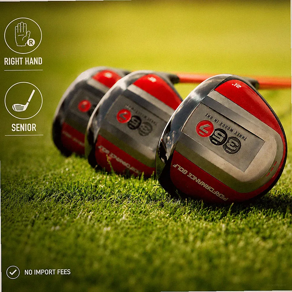 Performance Golf 357 Super 7-Wood Fairway Hybrid Senior Flex Right Hand