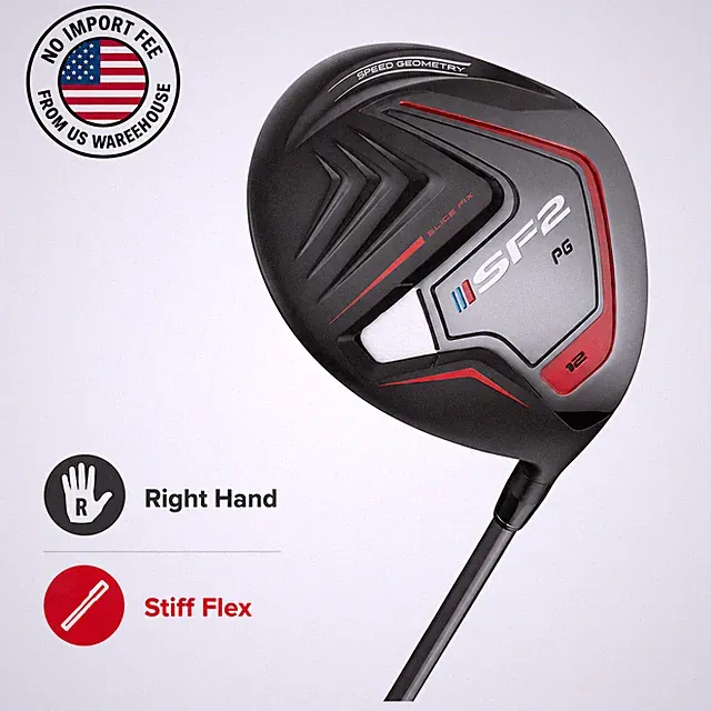 Performance Golf SF2 Driver Golf Club Right Hand Stiff Flex High Launch