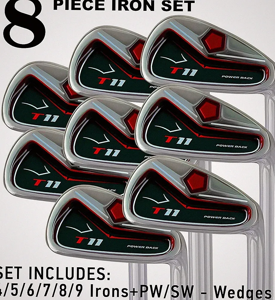 PERLA CUSTOM LISTING - T11 RH Iron Set 4 - SW Regular Flex Golf Clubs Irons