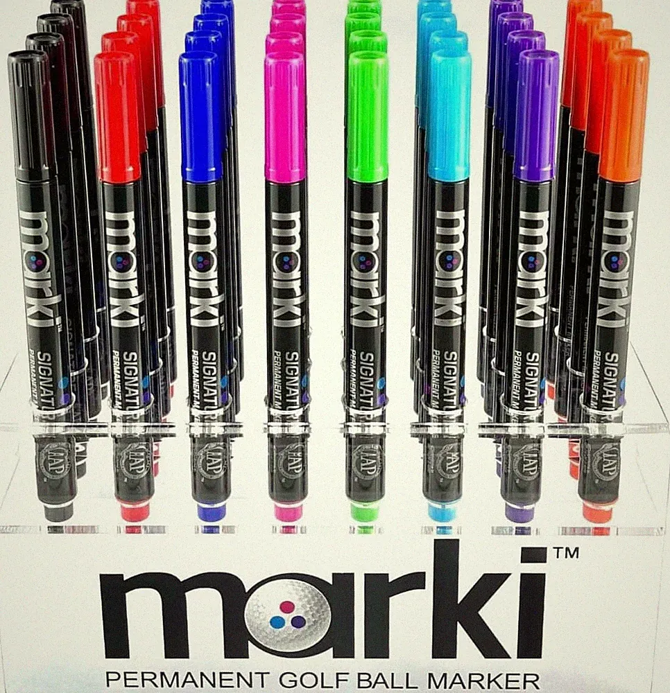 Permanent Golf Ball Marker Pen – Fine Tip, Wear & Water Resistant Ink | Designed
