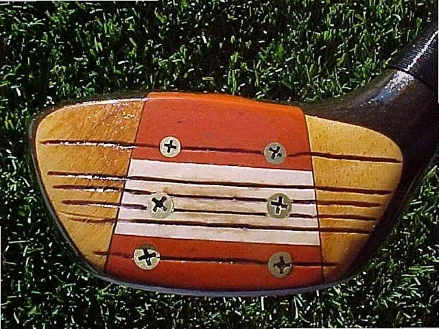 PERSIMMON Macgregor Super Eye-O-Matic RH Golf Club Wood Driver w New Stroke Grip