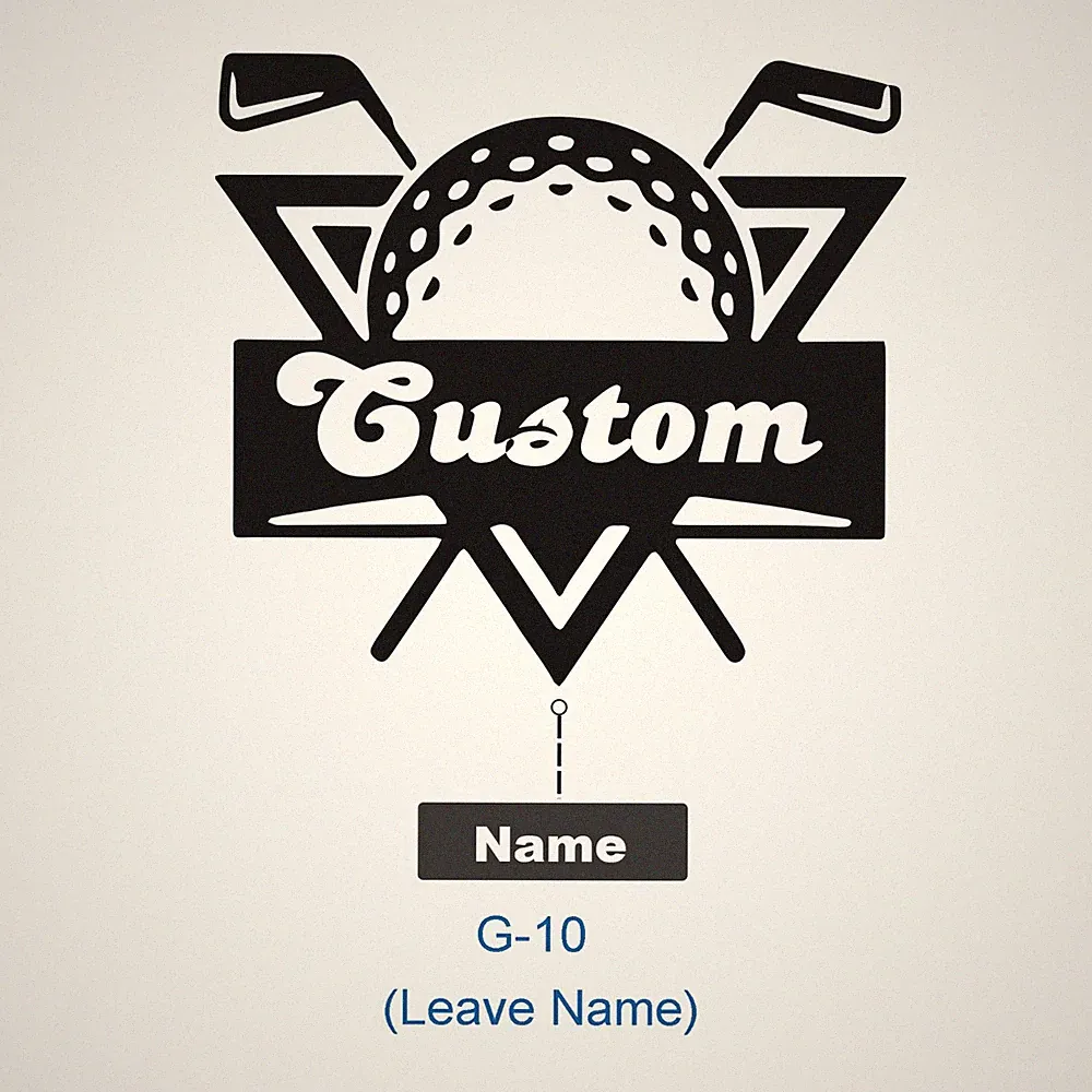 Personalized Golf Ball Stamp | Custom Name Stamp for Golf Balls Golf Ball Marker
