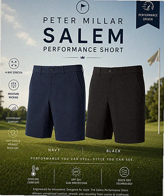 Peter Millar Crown Sport Performance Shorts Salem Mens Golf NEW NWT!
