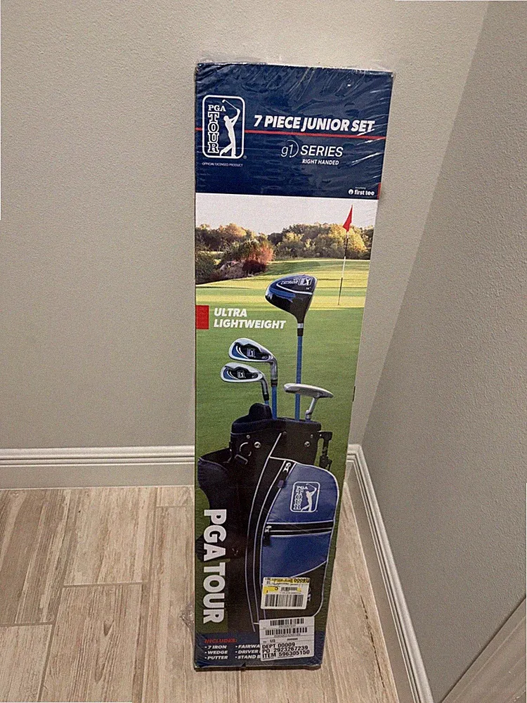 PGA Tour G1 Series Junior Kids Golf Club Set 7 Piece Ages 8-12 Large Right Hand
