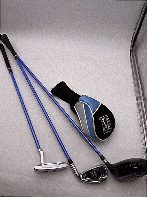 PGA Tour Junior Youth Golf Clubs G1 Power Launch 3 Clubs Driver, 7/9 Iron Putter