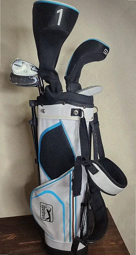 PGA TOUR PERFORMANCE GOLF KIDS YOUTH Club Set 6 CLUBS CLEAN QUALITY BEGINNER SET
