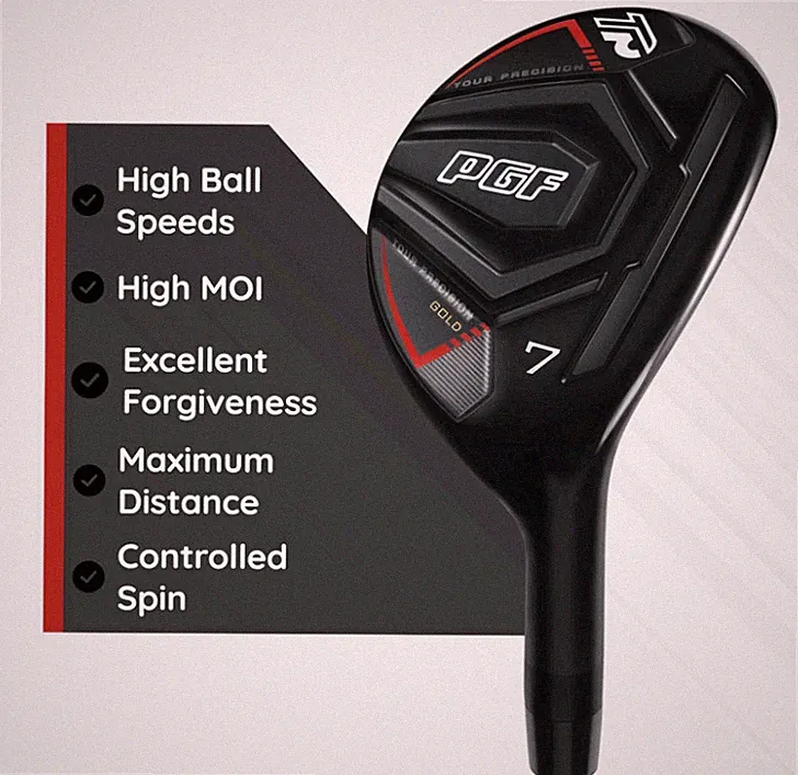 PGF Gold Tour Precision Hybrid Golf Club [Right Handed] 7#