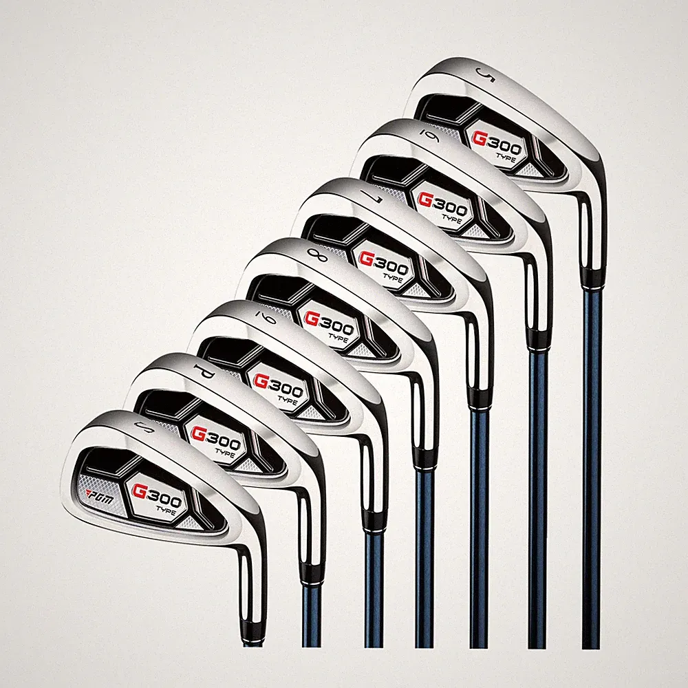 PGM 7 Piece Men's Golf Iron Set and Sigle Club for Right Handed, Forgiving De...
