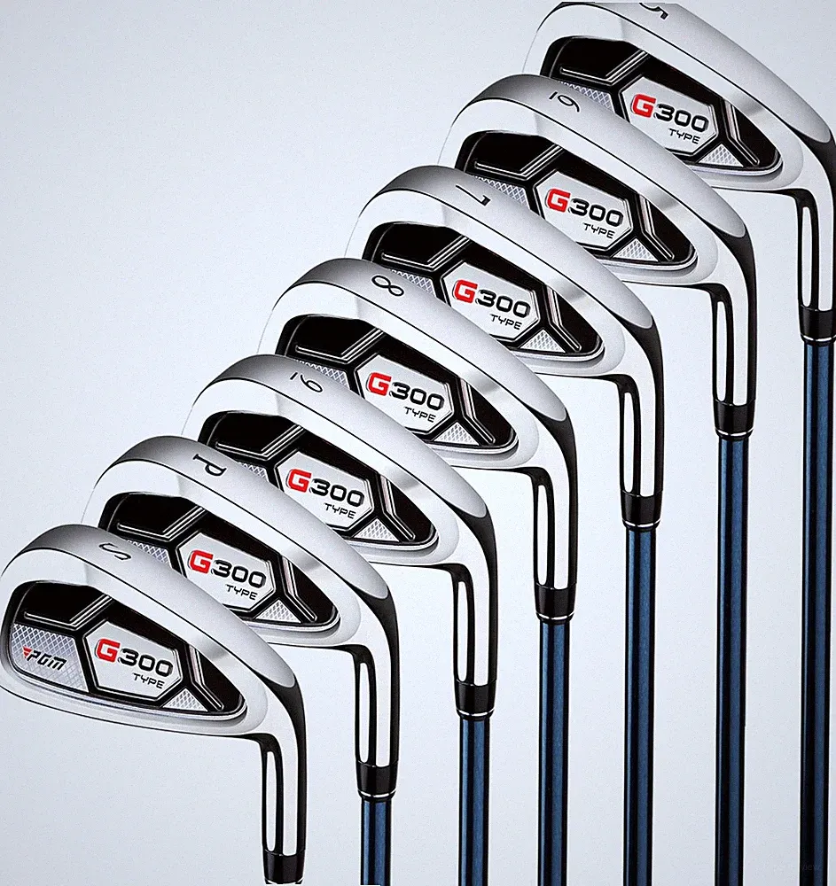 PGM 7 Piece Men'S Golf Iron Set and Sigle Club for Right Handed, Forgiving Desig