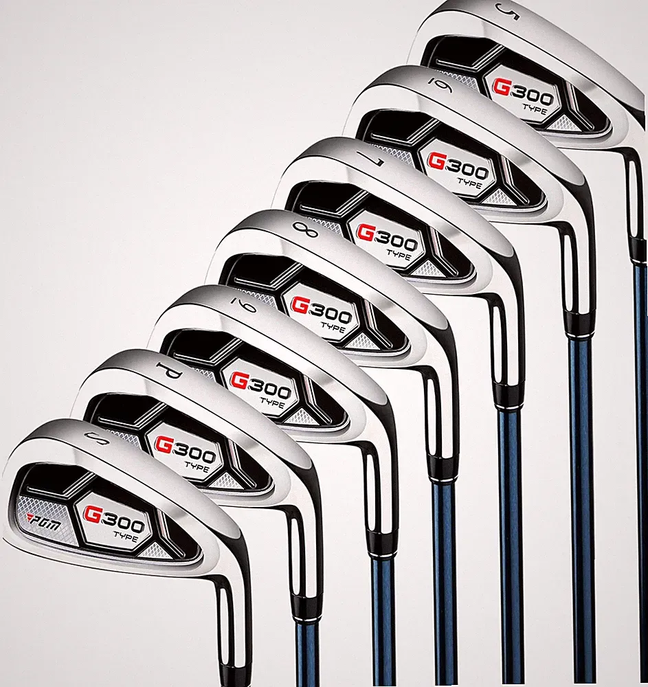 PGM 7 Piece Men'S Golf Iron Set and Sigle Club for Right Handed, Forgiving Desig