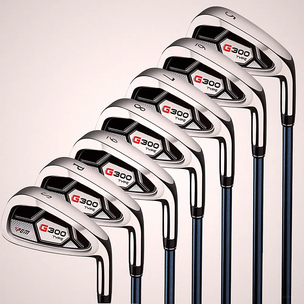PGM 7 Piece Men’s Golf Iron Set for Right Handed, Forgiving Design Sets with...