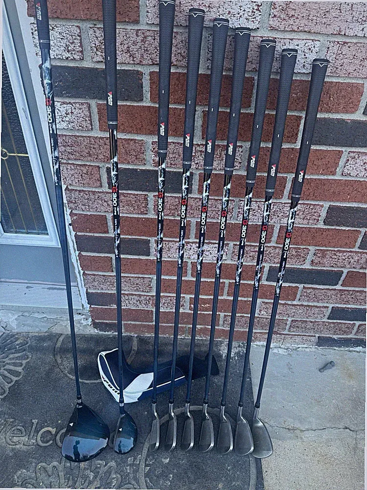 PGM G300 Type 9pc LH Golf Set Graphite: 10.5 Driver 21 Fairway Irons 5-PW
