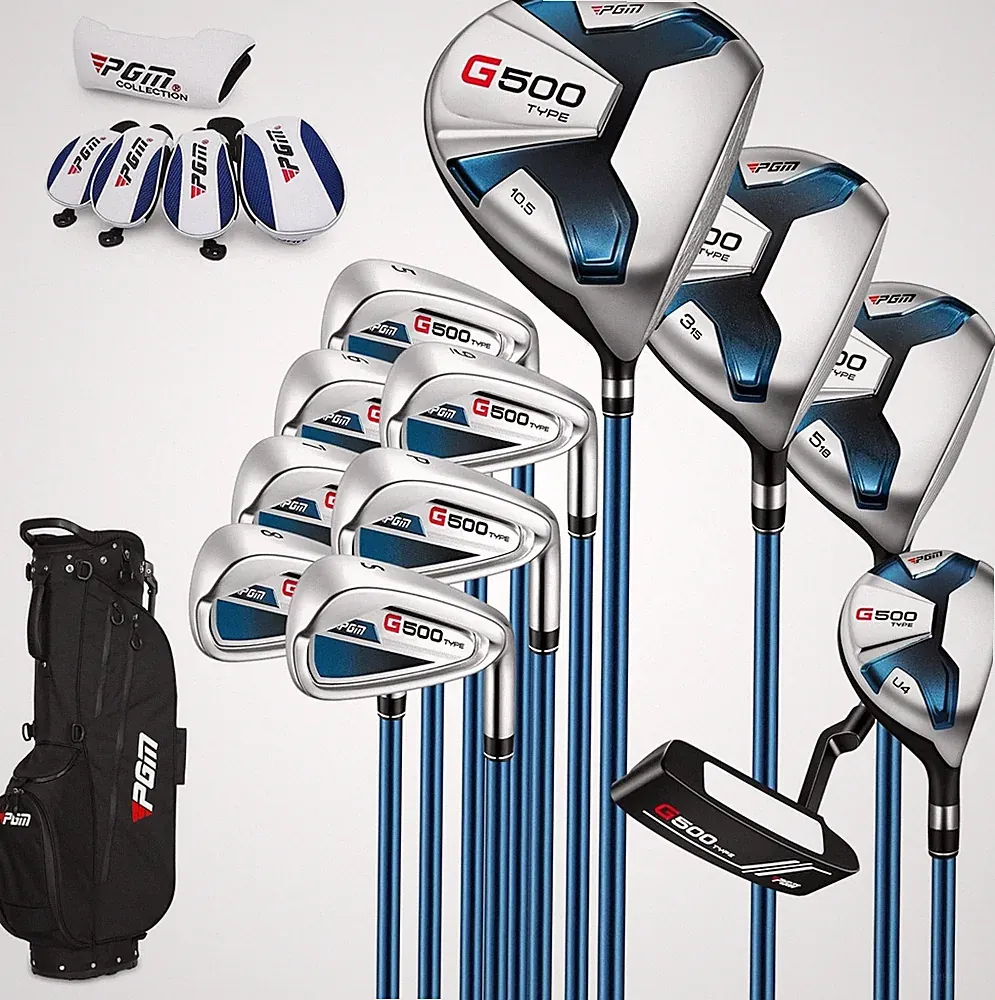 PGM G500 Men's Golf Club Set +0.5" RH Regular Stand Bag NEW Open Box