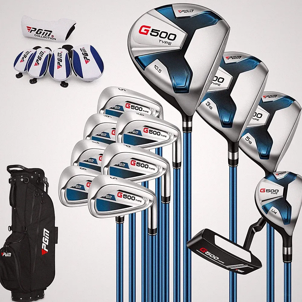 PGM G500 Men’s Golf Club Set – 12 Piece Complete Set with Titanium Driver, Fa...