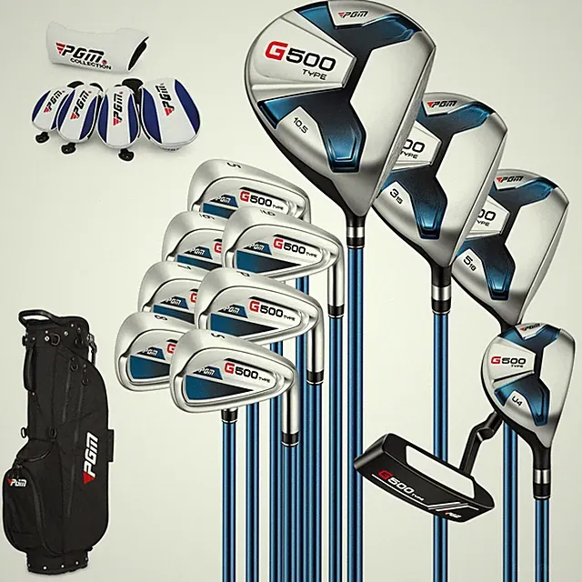 PGM G500 Men’s Golf Club Set – 12 Piece [Right Hand][Length: +0.5inch], Blue