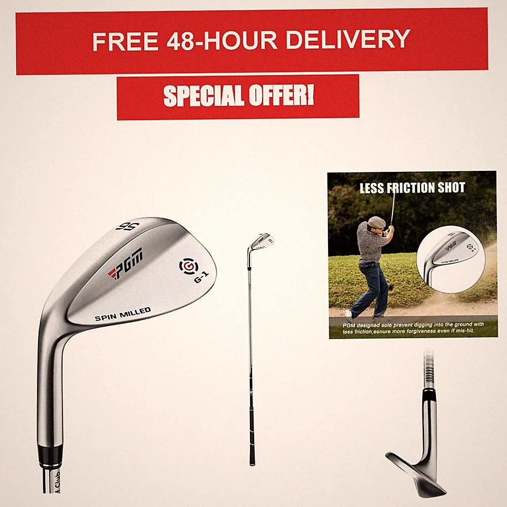 PGM Golf Wedge Set - 52/56/60 Degree Right Handed - Milled Face