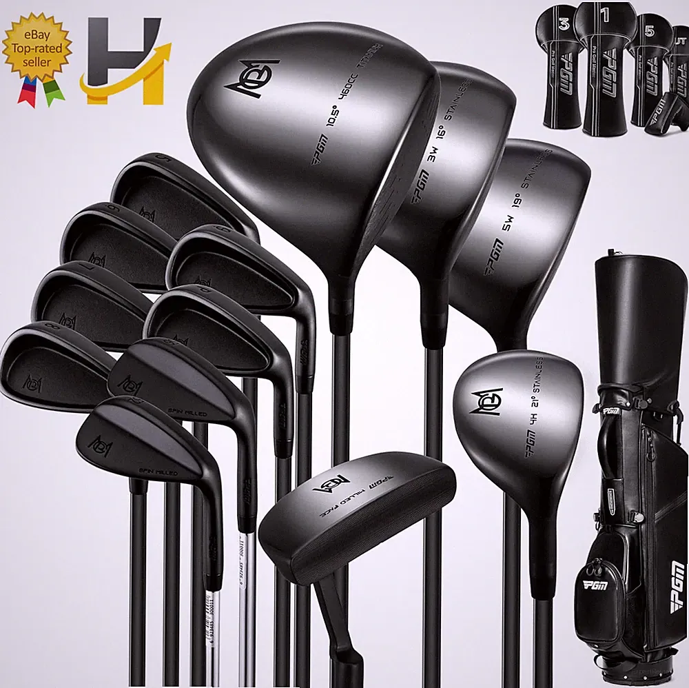 PGM Men's 19 Piece Complete Golf Club Set Right Hand Regular Graphite Shaft Bag