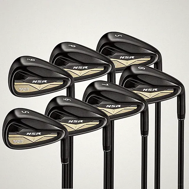 PGM NSR V Men’s Golf Iron Set 5-9 PW SW Right Handed,431 Stainless Steel Cast...