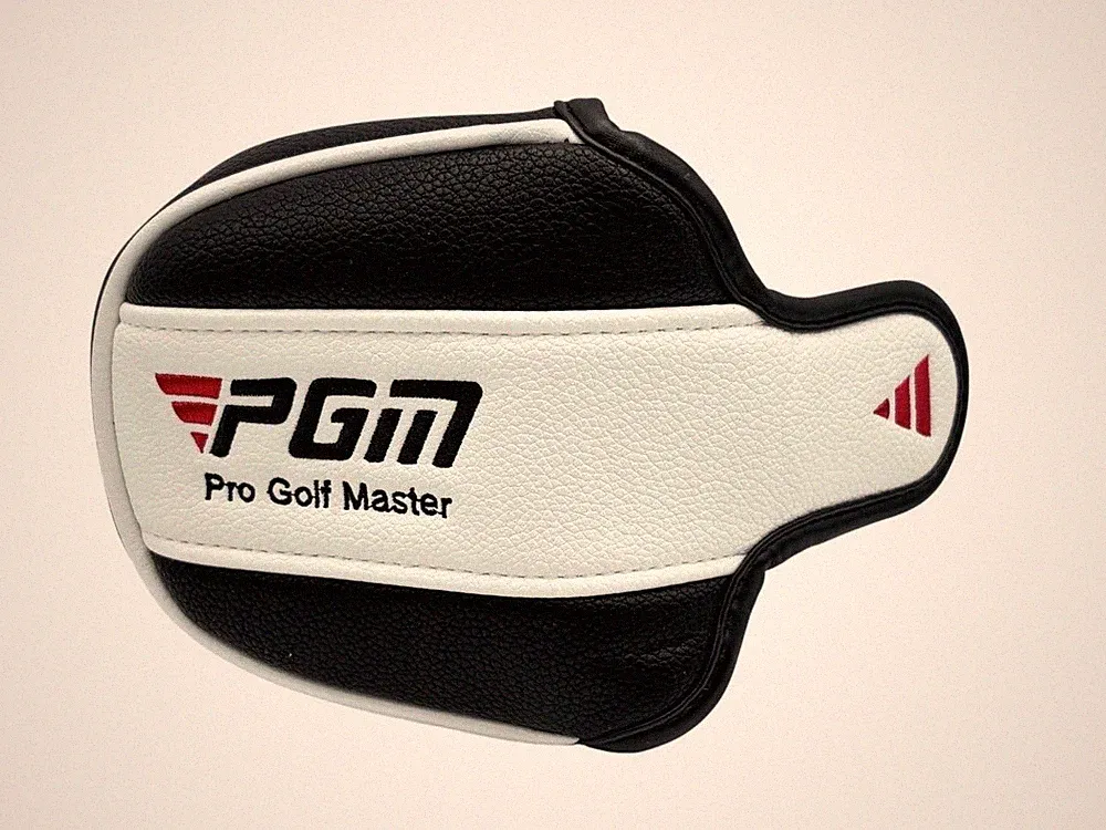 PGM PRO GOLF MASTER Mallet Putter Headcover Black/White/Red B339BG