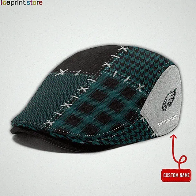 Philadelphia Team Eagles Jeff Cap Eagles NFL Driver Cap Golf Cap NFL Flat Cap