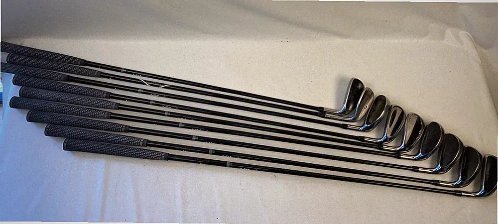 Pinemeadow 9 Golf Clubs Men's Progressive Hybrid Iron Set Regular RH GUC