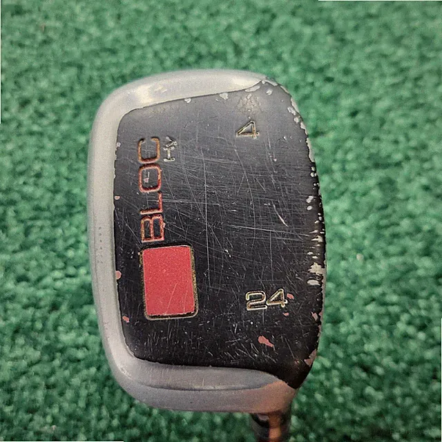 Pinemeadow BLOC Hy Hybrid 4-Iron 24° RH R Flex Graphite Shaft 40.5"