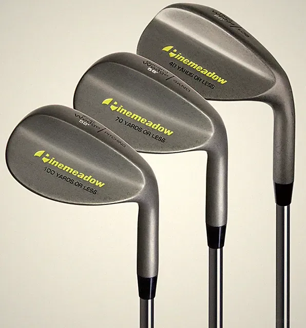 Pinemeadow Golf 3 Wedge Set 52/56/60 Right Hand Steel Regular Dark Grey