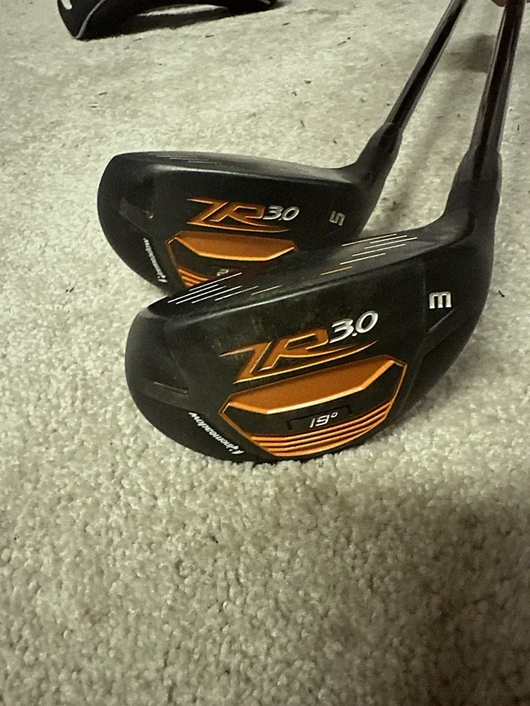Pinemeadow Golf ZR 3.0 Hybrid Two Clubs 3 19 5 25 Degree Golf Club R Flex RH