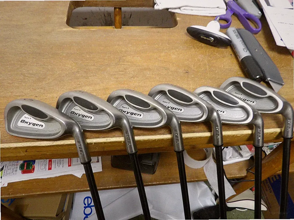 Pinemeadow Oxygen Type-S Steel Irons 5-PW Regular Aldila Graphite Very Nice!!