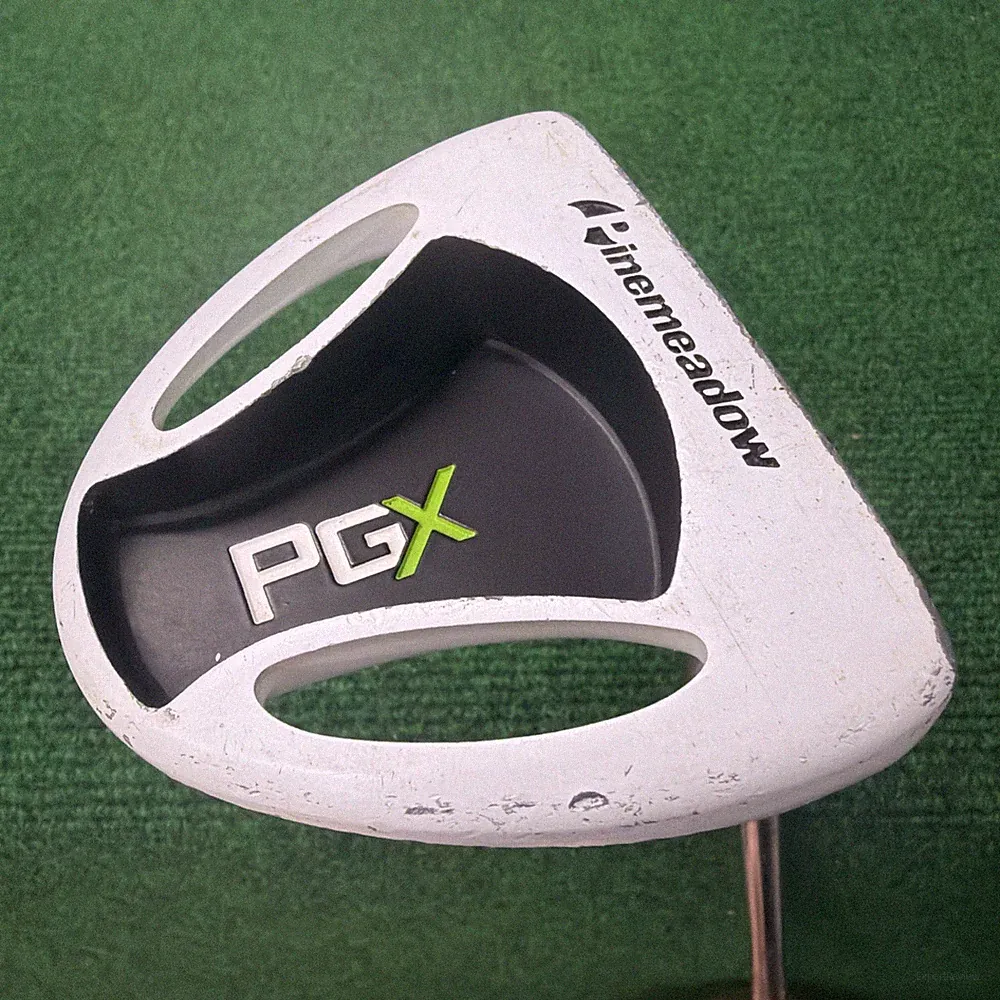 Pinemeadow PGX White Mallet Putter RH Steel Shaft 34” New Grip