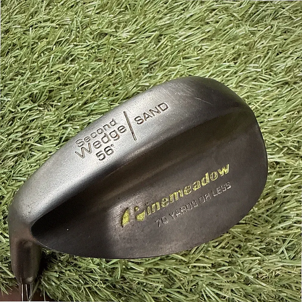 Pinemeadow Sand Wedge second wedge 56 Degree Left Handed steel stiff 35.5