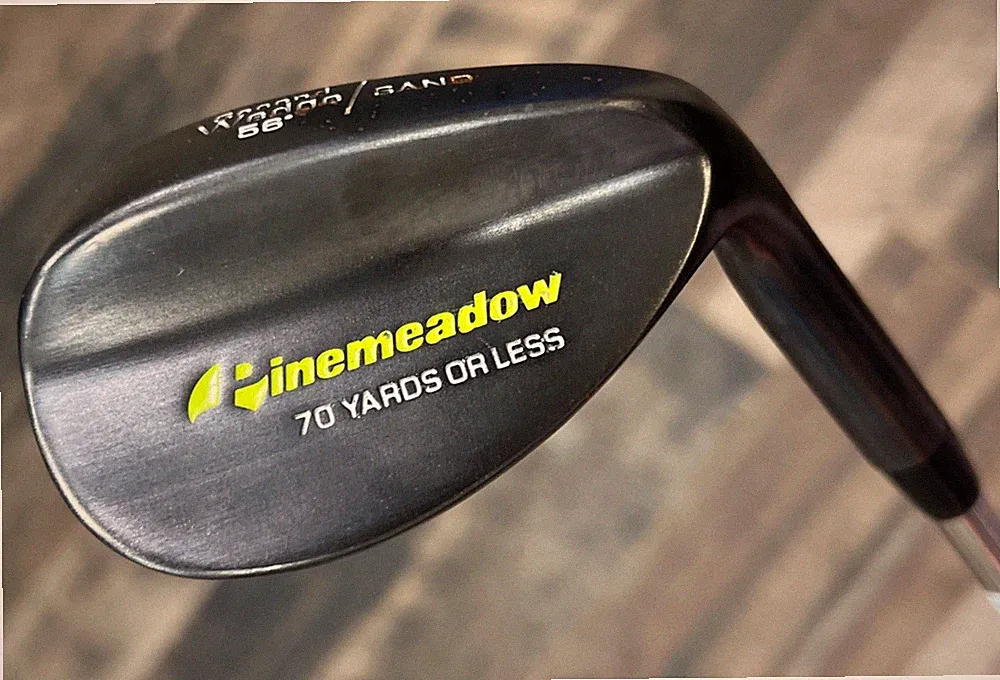 Pinemeadow Second Wedge Sand SW 56* 70 Yards Or Less Steel Shaft RH Excellent!