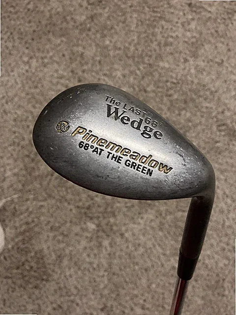 Pinemeadow The Last 68° Loft Wedge ⛳Steel Shaft Regular Flex RH