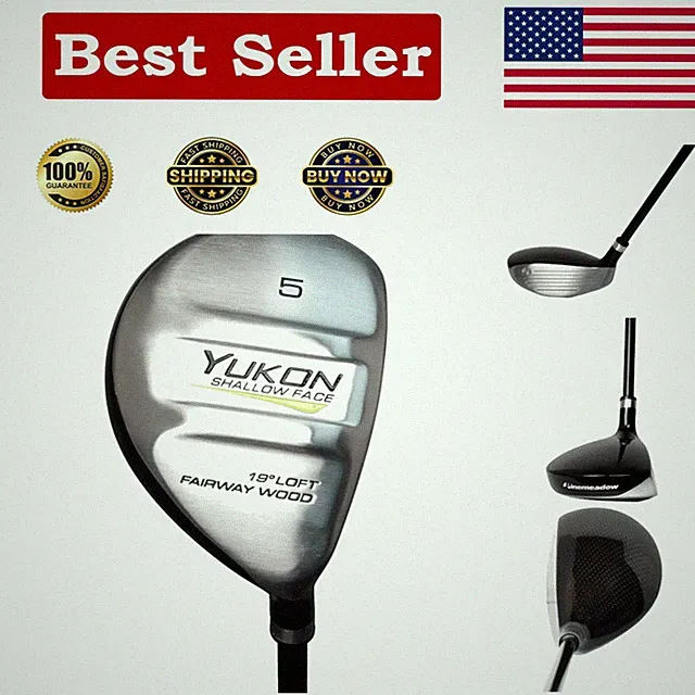 Pinemeadow Yukon 5+ Fairway Wood - 19 Degree Loft for Unmatched Performance
