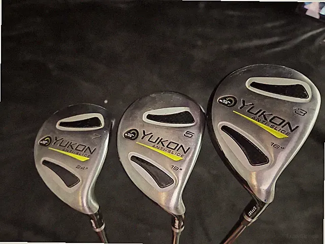 Pinemeadow Yukon Anti-Slice Wood Set 3 5 7 Woods Project X 5.0 Shaft RH