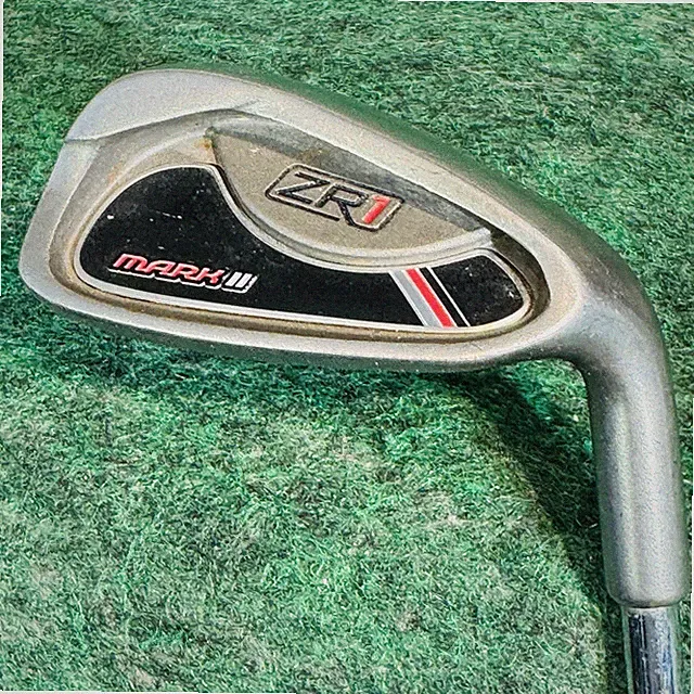 Pinemeadow ZR1 Mark III Pitching Wedge Mens RH 37 In Steel Stainless Silver