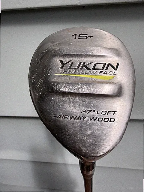 Pinemeadows yukon shallow face 15+ wood golf club 37 degree A flex RH