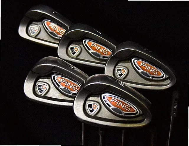 PING 10 SET: 6-9 IRONS, PITCHING WEDGE, SHAFT 37.5 IN (6I), REGULAR FLEX, RH
