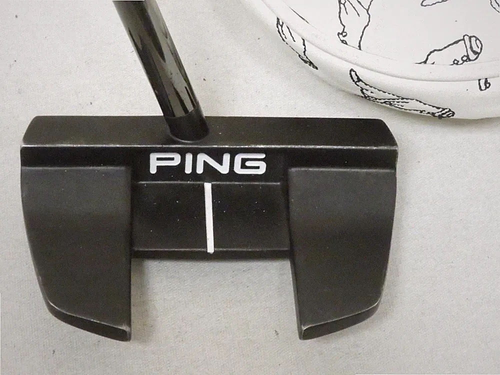 PING 2021 Tyne C Putter Straight Stroke Black Dot 35" +Headcover