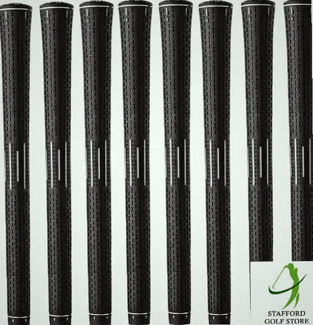 Ping 5L Golf Grips Undersize 1/64" Core 60 Round Black/Aqua Comfortable Set of 8
