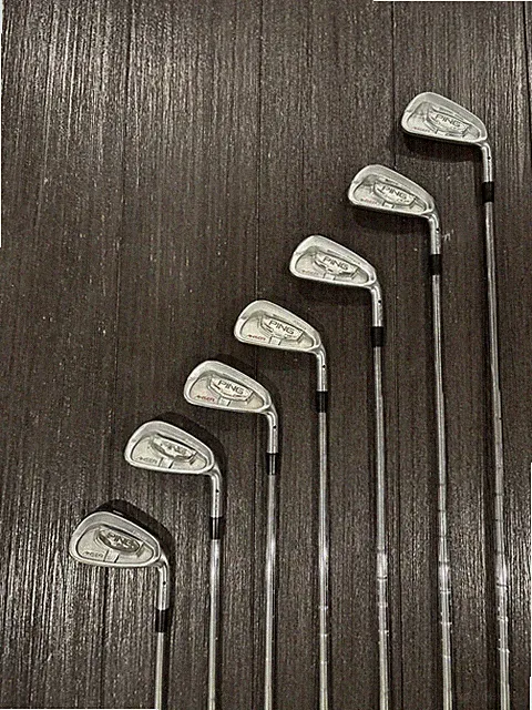 Ping Anser 2010 Iron Set (3-PW) Missing 8 Iron - Stiff - Steel - Right Hand