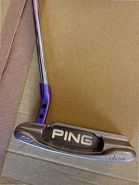 Ping Anser WRX Ti1 Blade Putter With lavender neck. 35” Mint