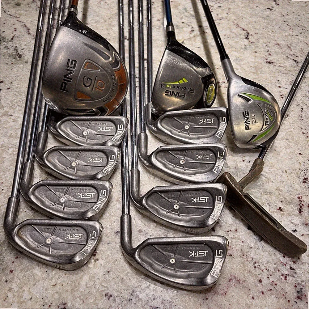 Ping Complete Set Driver Wood Hybrid Irons Wedges Anser Putter Stiff