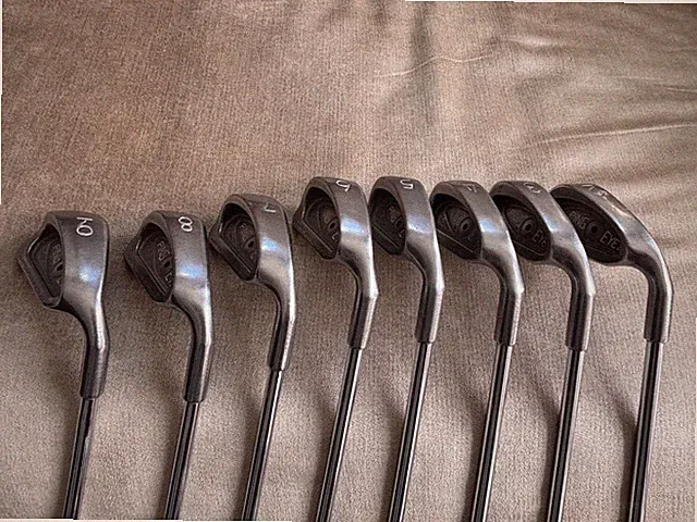 Ping Eye 2 Black Dot Irons 2-9 ZZLite R Flex Steel Matching Serials except 5I RH
