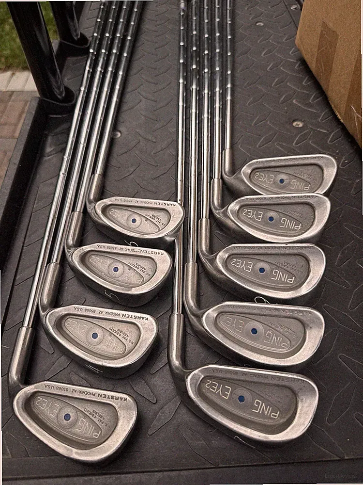 Ping Eye 2 Blue Dot 🔵 Golf Club Set 3-SW Irons Zz Lite Stiff Flex RH