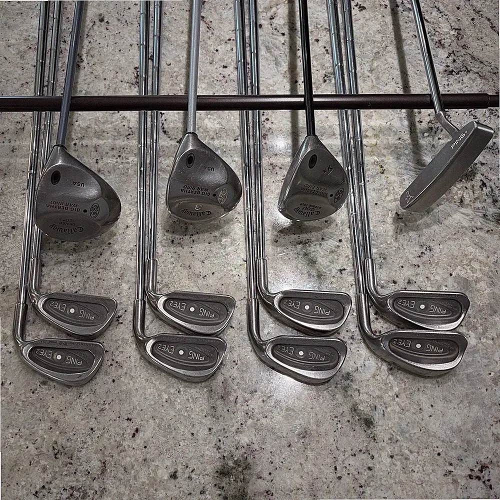 Ping Eye 2 Callaway War Bird Complete Set Driver Woods Irons Anser Putter Stiff